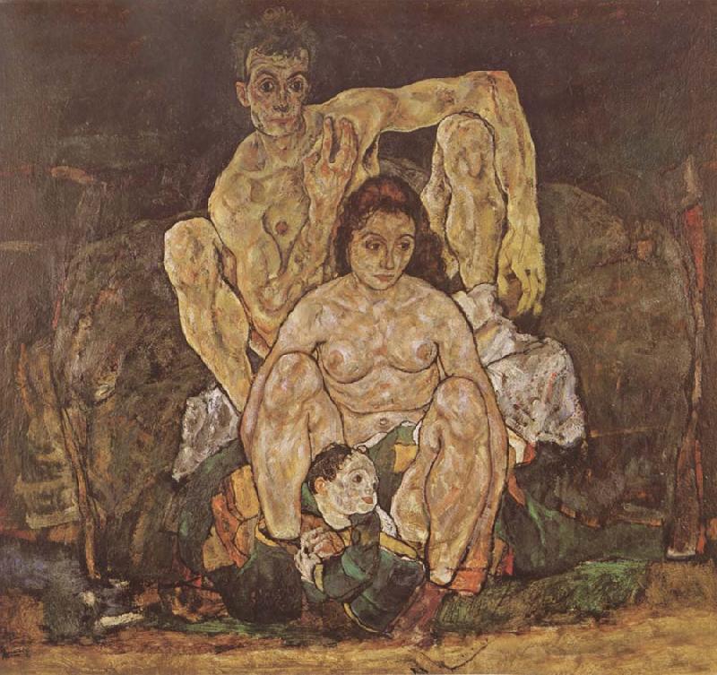 Egon Schiele The Family